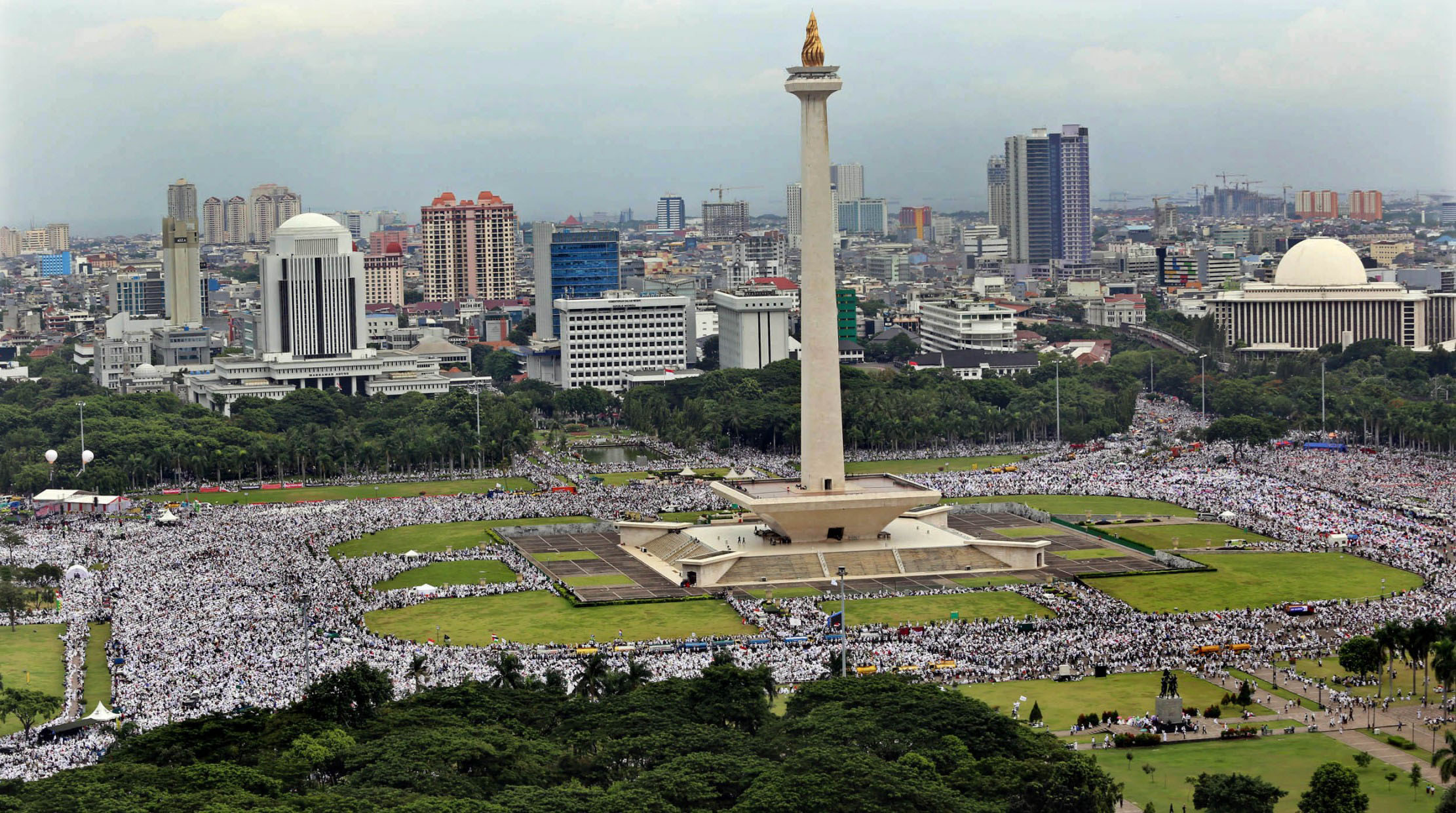 Aksi Bela Islam di Monas, Jakarta (harianrakyataceh.com) 